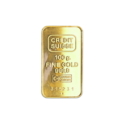Lingot d'or 100 g